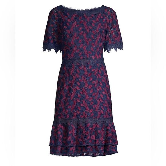 Shani Off-the-Shoulder Lace Dress - Picture 9 of 10